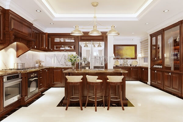 Thi công đá nhân tạo cho biệt thự Phổ Quang